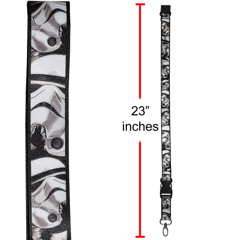 Plasticolor قناع رأس ستورم تروبر بلاستيكلور 004450R01 شخصية شريرة من أفلام كارتون ستار وورز لحامل تذكرة السيارة والشاحنة وSUV ومفتاح سلسلة مع مشبك على حبل عنق - Image 2